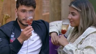 Bêbada, Hariany toma atitude suspeita sobre Lucas Viana durante comemoração