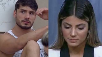 Hariany foge de Lucas Viana durante festa e dispara: “Macho nunca mais”