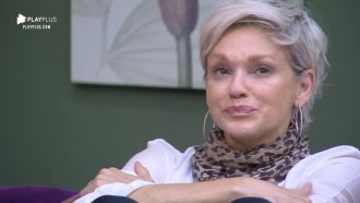 Andréa Nóbrega chora após eliminação de Jorge Sousa