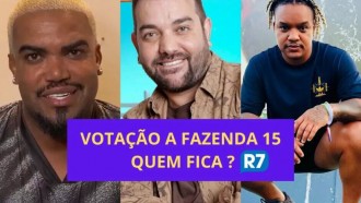 Enquete A Fazenda 2023 quem fica + votação R7 da segunda roça