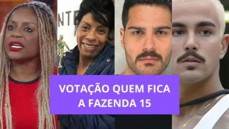 Enquete A Fazenda 2023 + votação quem fica na 3ª roça