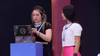 Amanda e Larissa vencem a Prova do Anjo TikTok no BBB 23