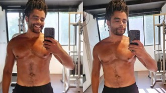 Diogo Almeida comemora volta à academia: 'Treino leve'