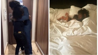 Douglas Silva reencontra as filhas após Final do BBB 22