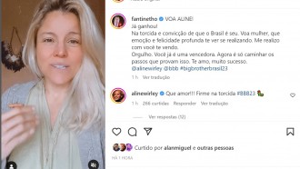 Fantine do Rouge comenta participação de Aline no BBB 23