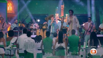 Festa do BBB 25 tem dueto de Seu Jorge e Alcione