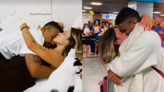 Fora do BBB 24, Pizane mostra reencontro com namorada: 'lutando pelo que é meu'