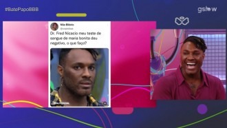 Fred Nicácio refaz meme ao vivo no Bate-Papo BBB