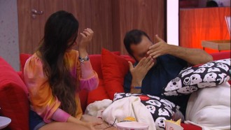 Gilberto e Juliette se emocionam no Cinema do Líder