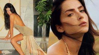 Jade Picon arranca suspiros com vestido ousado