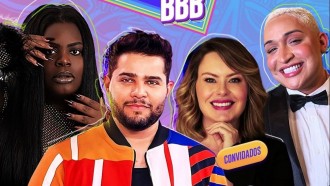 Jojo Todynho e Guto TV recebem Yarley e Mari Bridi