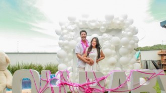 Laís Caldas mostra ultrassom de sua filha: 'Não para quieta'