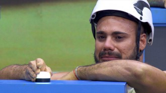 Marcus Vinicius chora durante Prova do Líder