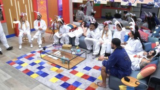 Na sala do BBB21, brothers definem a ordem da Prova do Anjo