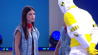 Público se diverte com reação de Vitória Strada e Mateus com dummy