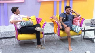 Rodrigo desabafa com Lucas: 'Não gostei das provocações'