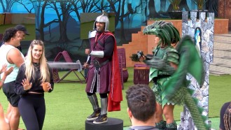 Rodriguinho e Pitel cumprem Castigo do Monstro no BBB 24
