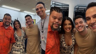 Tadeu Schmidt agradece ex-BBBs: 'Inauguraram o Pipocômetro'