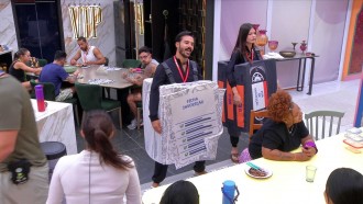 Vitória Strada e Mateus cumprem Castigo do Monstro no BBB 25