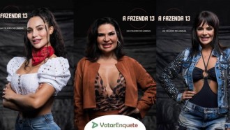 Enquete Roça A Fazenda 13: quem deve ficar? Aline, Valentina ou Solange? Vote
