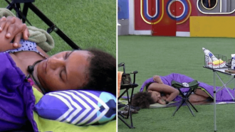 BBB 22: Vivendo na área externa da casa, Jessi é atacada por formigas