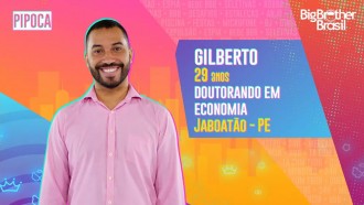 Gilberto é participante do BBB21; conheça!