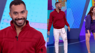Gilberto invade o Plantão BBB, ‘rouba’ emprego de Ana Clara e dança Britney Spears ao vivo