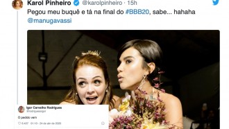 Namorado de Manu Gavassi fala sobre pedi-la em casamento - BBB20