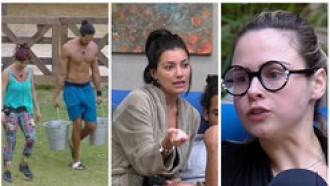 Falta d'água, alfinetadas e revelações marcam o dia dos peões