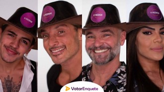 A Fazenda 2020: Biel, Juliano, Mateus e Tays formam a oitava roça 