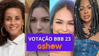 Gshow votação BBB 23: votar para ficar Amanda, Domitila, Lari e Marvvila