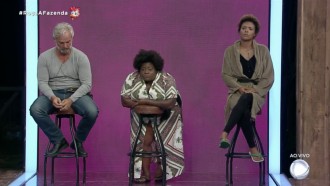 Jojo Todynho, Lidi Lisboa e Mateus Carrieri formam a 14ª roça