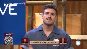 Na Roça, Lucas e Guilherme pedem votos para ficar no programa