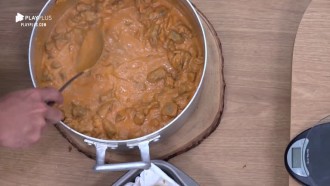 Peões elogiam estrogonofe feito por Guilherme Leão: 'Que delícia!'