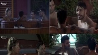 Peões fazem revelações polêmicas em banho de ofurô