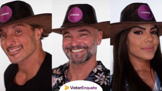 Quem deve continuar em A Fazenda 12: Juliano, Mateus ou Tays? Vote na enquete