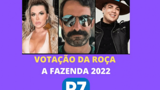 R7 votação da Fazenda 2022 + enquete quem sai hoje (03/11)