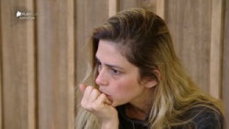 Rafael Ilha pede para Nadja manter o foco no jogo, se ela voltar da Roça