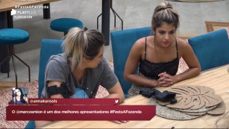 Tati e Thaysa chamam a atenção de Hari sobre Lucas