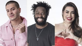 Arthur, Douglas e Naiara estão no terceiro paredão do BBB 22
