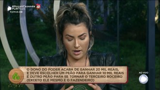 Thayse ganha R$ 20 mil, premia Lucas e coloca Netto na Roça