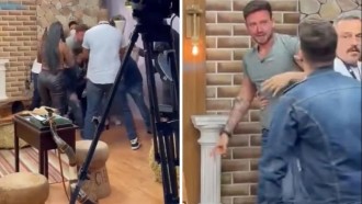 Vini, Lucas e Hadballa trocam socos em gravação da Record e briga acaba em sangue