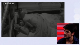 Lucas sobre edredom com Jéssica: 'Rolou um carinho'