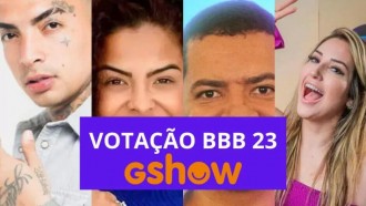 Votação Gshow + Enquete BBB 23: Amanda, Bruno, MC Guimê ou Paula, quem sai no 4º Paredão? E quem fica?