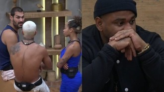 Aflito, Shay pede carinho com Black: 