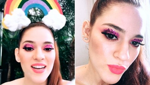 Ana Clara, do BBB 18, escolhe look fofo e divertido para a Parada LGBT