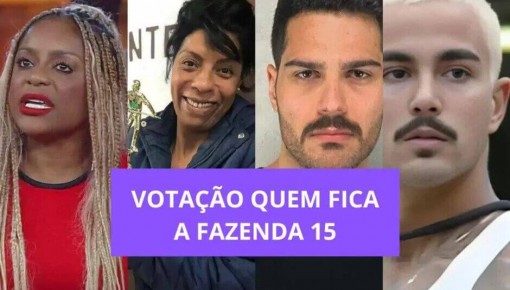 Enquete A Fazenda 2023 + votação quem fica na 4ª roça