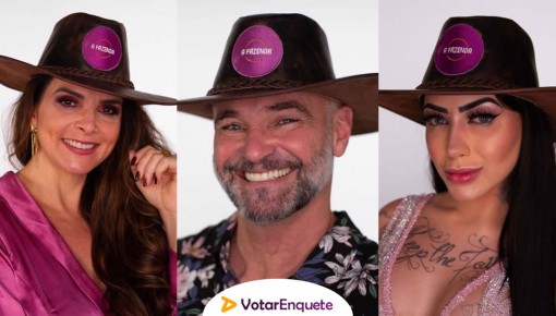 Enquete A Fazenda: vote no peão que você quer que fique no programa