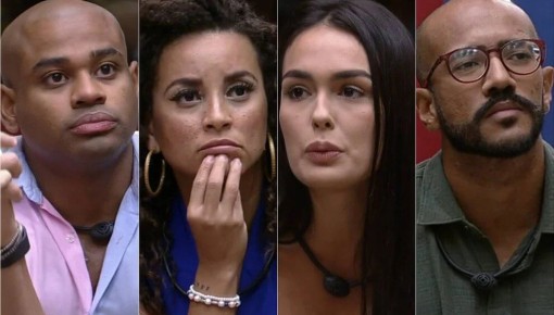 Enquete BBB 23: Cezar, Domitila, Larissa e Ricardo estão no paredão; votação