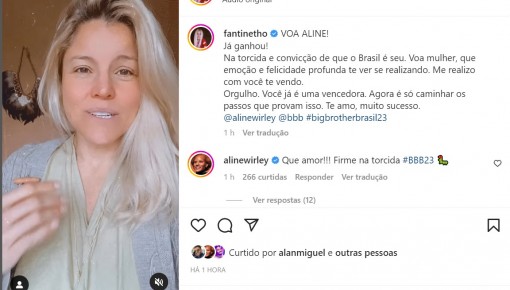 Fantine do Rouge comenta participação de Aline no BBB 23